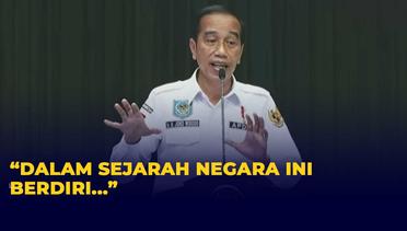 Pertama Kalinya! Jokowi: Dalam Sejarah Negara Ini Berdiri, Dana Desa...
