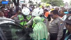 Dishub kota Malang Amankan Pengemudi Wanita Taksi Online 
