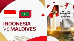 Indonesia vs Maldives - AFC U20 Asian Cup Qualifiers
