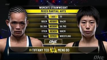 Tiffany Teo vs. Meng Bo | ONE Championship Full Fight