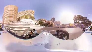 360 Video- Monaco Tour & Onboard Hot Lap With Bruno Senna - Formula E