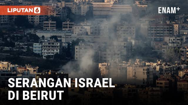 Dua Gadis Kecil Diselamatkan Setelah Serangan Udara Israel di Beirut