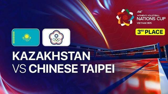 3rd Place: Kazakhstan vs Chinese Taipei - Full Match | AVC Women's Volleyball Nation Cup 2025
