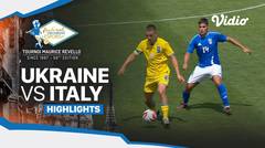 Ukraine vs Italy - Highlights | Maurice Revello Tournament