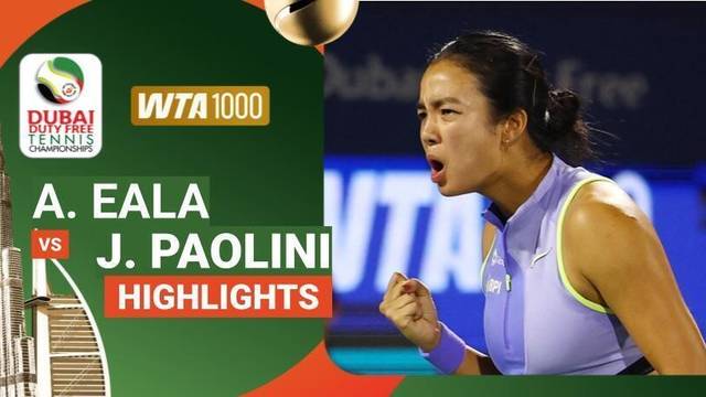 Alexandra Eala vs Jasmine Paolini - Highlight | WTA 1000: Dubai Duty Free Tennis Championships 2026