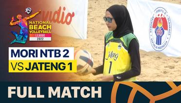 Full Match | Tempat Ketiga - Putri (2x2): Mori NTB 2 vs Jateng 1 | National Beach Volleyball League 2022