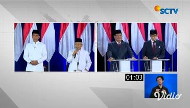 Ma'ruf Amin & Sandiaga Uno Sepakat akan Kembangkan Ekonomi Syariah - Debat Capres 2019