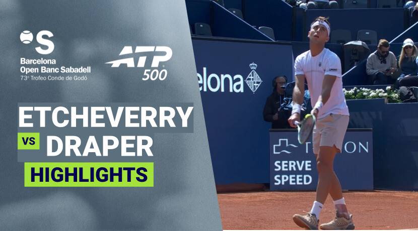 Tomas Martin Etcheverry vs Jack Draper - Round 1 | ATP 500: Barcelona Open Banc Sabadell 2026