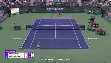 Match Highlights | Paula Badosa vs Tereza Martincova | WTA BNP Paribas Open 2022