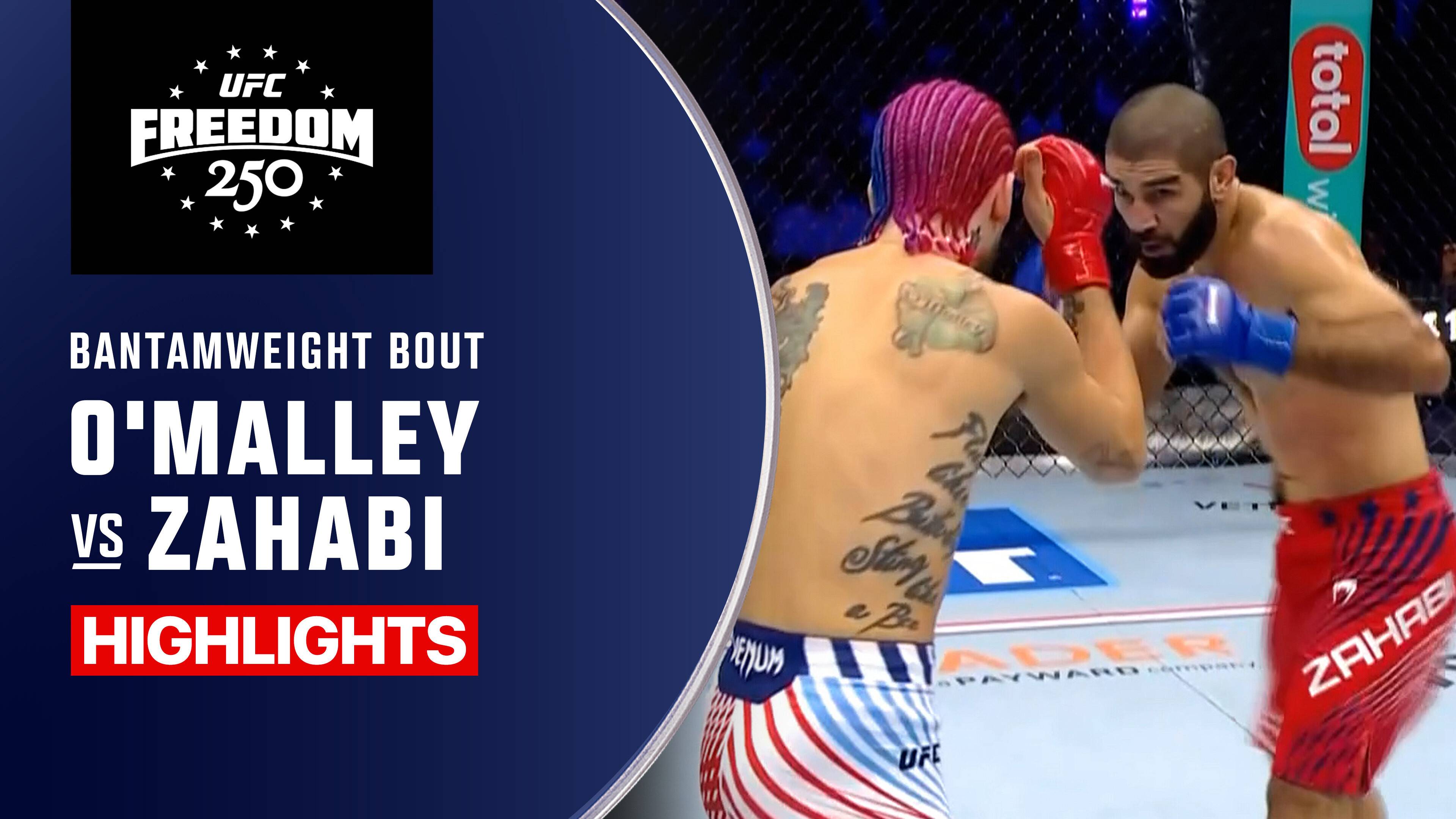Sean O'Malley vs Aiemann Zahabi - Bantamweight | UFC Freedom 250