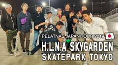 Indonesian SEA Games 2019 Skateboarding Team goes to H.L.N.A. Skygarden Skate Park, Tokyo