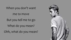 Justin Bieber - What Do You Mean