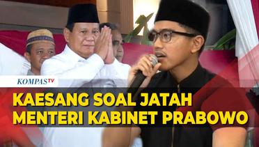 Soal Jatah Menteri di Kabinet Prabowo, Ini Respons Kaesang