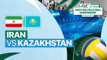 Iran vs Kazakhstan - Full Match | 22nd Asian Men's U-20 Volleyball Championship