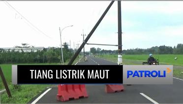 Aneh! 7 Tiang Listrik PLN Berdiri di Tengah Jalan Raya Banyuwangi hingga Menyebabkan Kecelakaan | Patroli