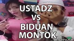 VIDEO KARAOKE SMULE KOCAK #1 Ustadz Duet Dengan Biduan Montok