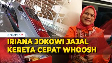 Cerita Iriana Jokowi Naik Kereta Cepat Whoosh Jakarta-Bandung