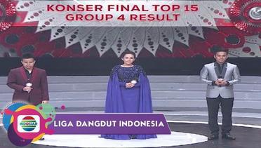 Liga Dangdut Indonesia - Konser Final Top 15 Group 4 Result