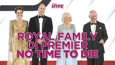 The Royal Family Hadir di Premier No Time To Die