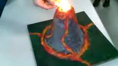 School Geography Project - Make a Volcano