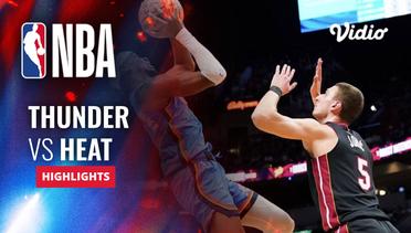 Oklahoma City Thunder vs Miami Heat - Highlights | NBA Regular Season 2023/24