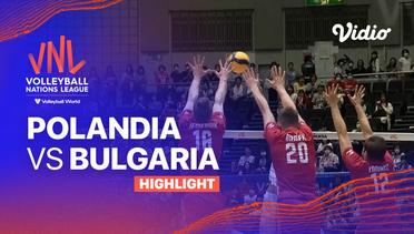 Match Highlights | Polandia vs Bulgaria | Men’s Volleyball Nations League 2023