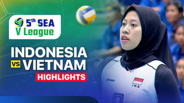 Women: Indonesia vs Vietnam - Highlights | SEA VLeague 2025