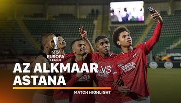 Full Highlight - AZ Alkmaar vs Astana | UEFA Europa League 2019/20
