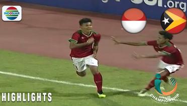 Goal Sutan Zico - Indonesia (2) vs (0) Timor Leste | AFF U-16 Championship 2018
