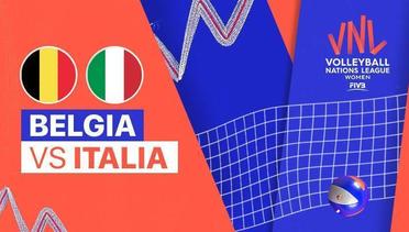 Full Match | Belgia vs Italia | Women's Volleyball Nations League 2022