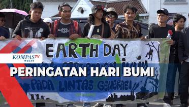 Aksi Damai Peringatan Hari Bumi Digelar di Medan