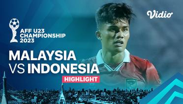Highlights - Malaysia vs Indonesia | AFF U-23 Championship 2023