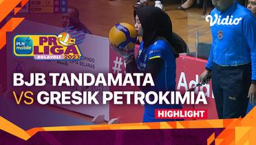 Highlights | Bandung BJB Tandamata vs Gresik Petrokimia Pupuk Indonesia | PLN Mobile Proliga Putri 2023