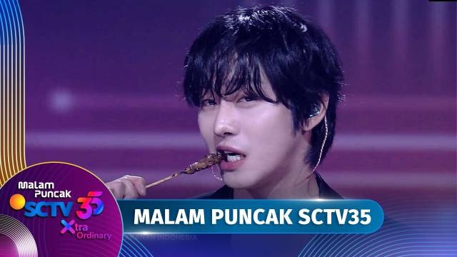 Super Seru!! Ahn Hyo Seop Coba Makanan Khas Indonesia | Malam Puncak HUT SCTV 35 Xtraordinary