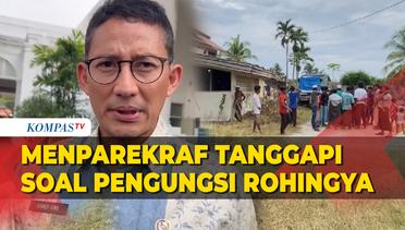 Kata Menparekraf Sandiaga Uno soal Dampak Pengungsi Rohingya Terhadap Pariwisata Aceh