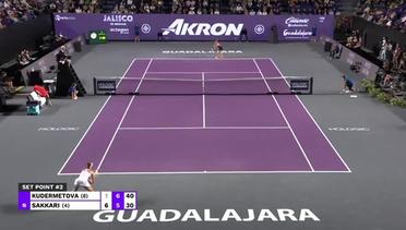 Match Highlights | Maria Sakkari vs Veronika Kudermetova | WTA Guadalajara Open Akron 2022