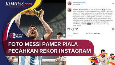 Foto Piala Dunia Messi Pecahkan Like Instagram Terbanyak