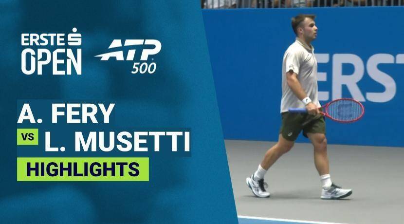 Arthur Fery vs Lorenzo Musetti - Round 2 (Glaubandich Court) | ATP 500: Erste Bank Open 2026