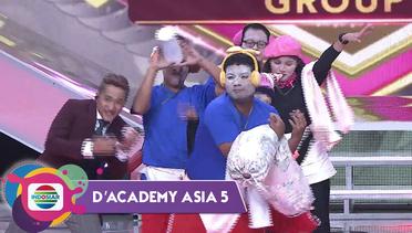 Gemes! Bayi Bongsor Ikut Karaoke Estafet "Buka Sitik Jos" Bersama Komentator - D'Academy Asia 5