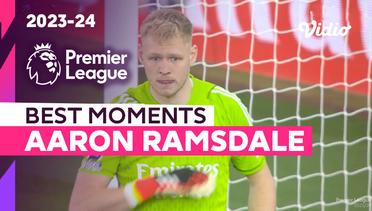 Aksi Aaron Ramsdale | Arsenal vs Brentford | Premier League 2023/24
