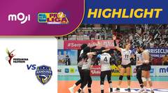 Jakarta Pertamina Fastron VS Bandung BJB Tandamata (3-1) | Highlight PLN Mobile Proliga 2023