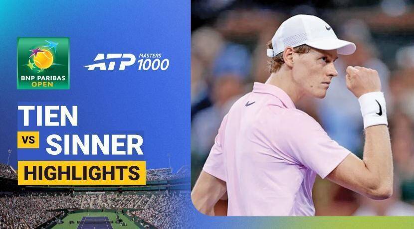 Learner Tien vs Jannik Sinner - Quarterfinals | ATP 1000: BNP Paribas Open 2026