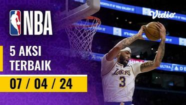 Top 5 | Aksi Terbaik - 7 April 2024 | NBA Regular Season 2023/24
