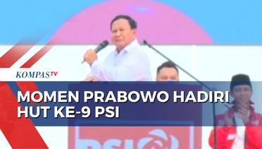 Hadiri HUT ke-9 PSI, Prabowo Diteriaki 'Gemoy' hingga Berjoget Bersama Simpatisan