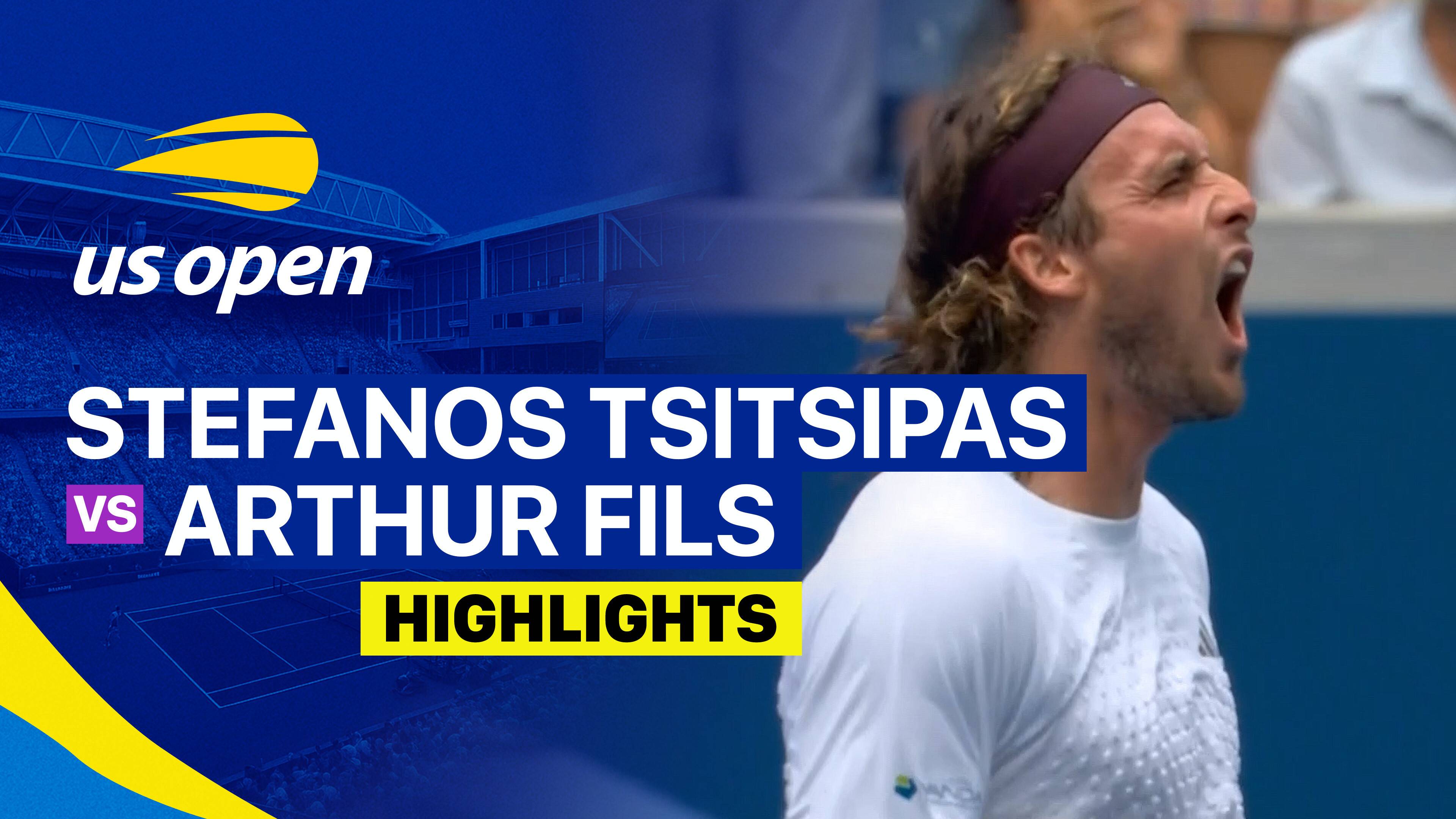 Stefanos Tsitsipas vs Arthur Fils - Men's Singles Round 1 | US Open Tennis Championships 2026