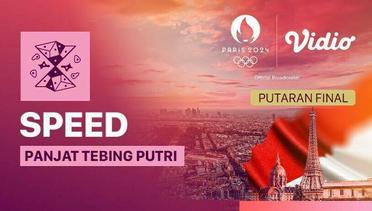 Panjat Tebing - Perempat Final, Semifinal, Final Speed Putri - Full Match | Olympic Games Paris 2024