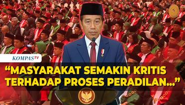 [FULL] Sambutan Jokowi di Sidang Istimewa Laporan Tahunan Mahkamah Agung RI 2023