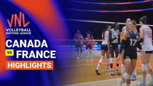 Women: Canada vs France - Highlight | Volleyball Nations League 2026