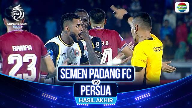 Semen Padang FC VS Persija Jakarta - Hasil Pertandingan | BRI Super League 202526