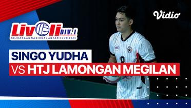Babak 6 Besar Putra: Singo Yudha Kutai Barat vs HTJ Lamongan Megilan Presisi VC - Full Match | Livoli Divisi 1 2023